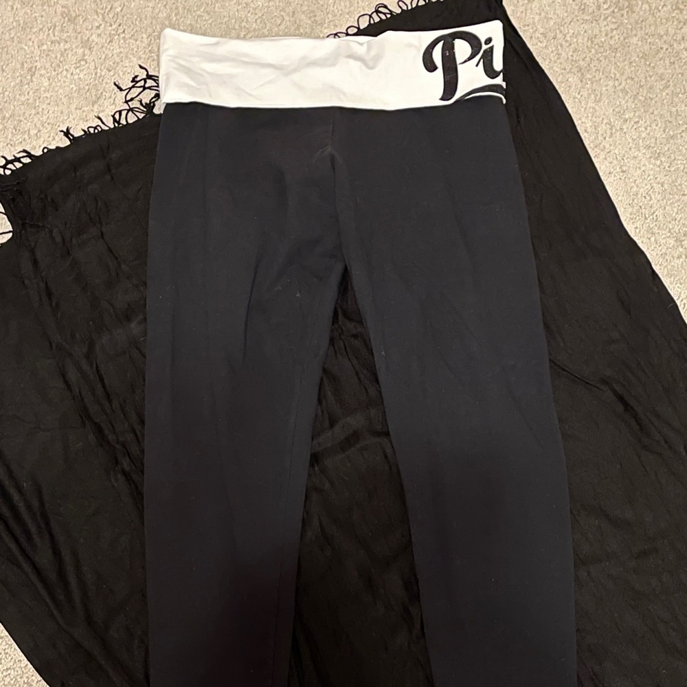 L- Pink Ankle Length Leggings